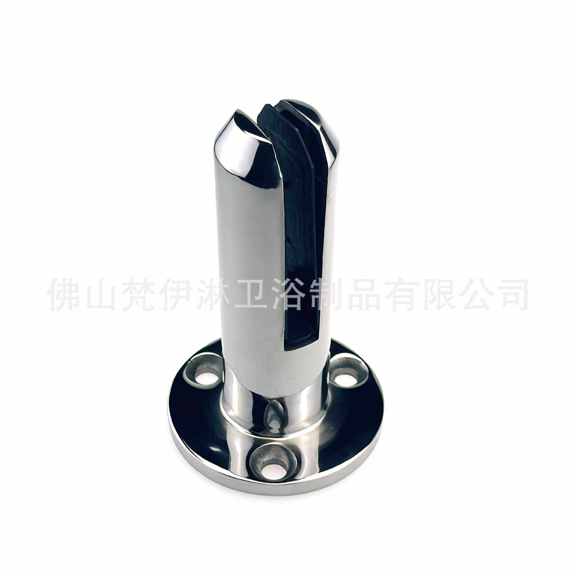 佛山不锈钢精铸圆柱泳池夹落地玻璃夹玻璃栏杆底座玻璃围栏固定夹 - 图3