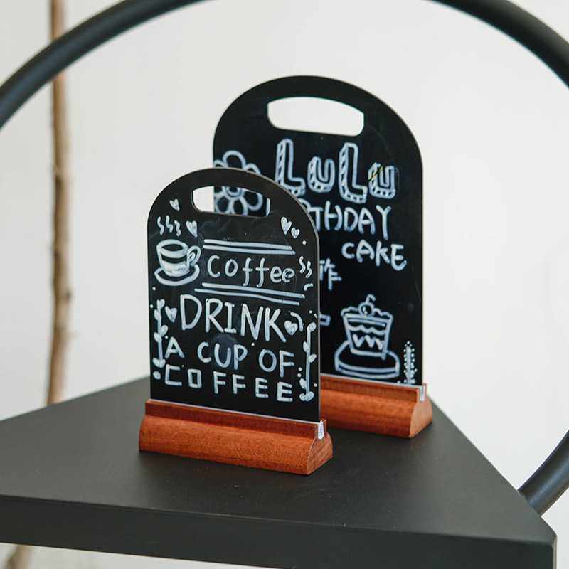 亚克力手写小黑板可擦写咖啡甜品店铺今日新品促销优惠菜单价目牌,淘宝优惠券,粉丝福利购,淘宝优惠卷