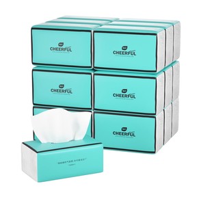 植护气垫抽纸悦色蓝320张*3包175*140