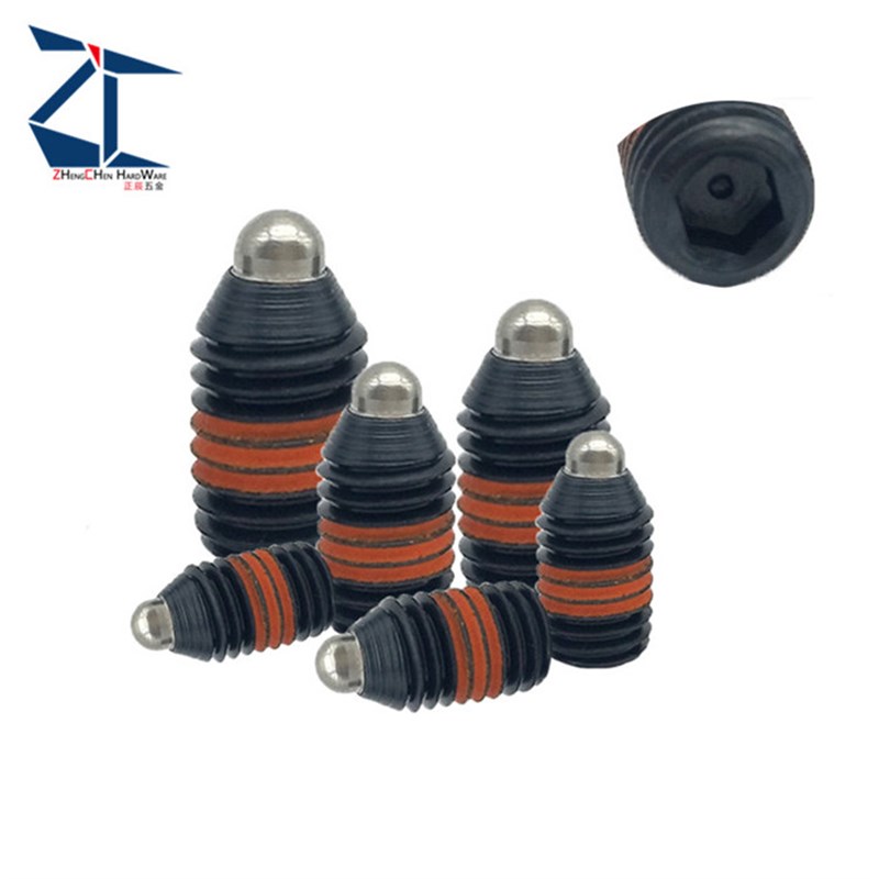 (品质保证)弹簧柱塞SPJS 3/4/5/6/8/10/12/16定位柱柱塞螺丝 - 图2