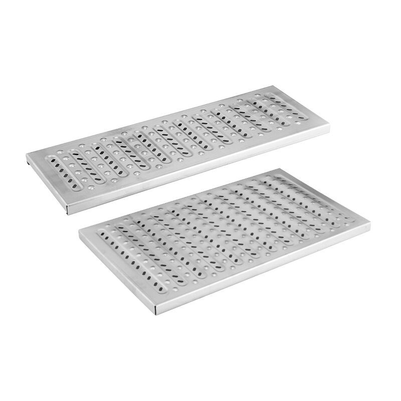 304不锈钢地漏盖板厨房下水沟地沟格栅盖防滑井盖饭店排水沟盖板 - 图2