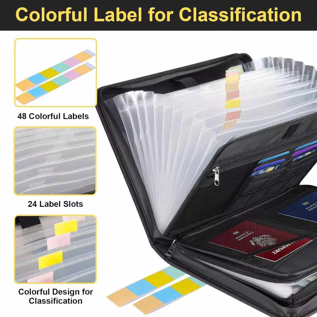 全新款办公文件防火收纳袋资料档案防火风琴收纳包收纳包多层票据,淘宝优惠券,粉丝福利购,淘宝优惠卷