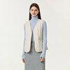 Tambor's 25th new autumn down vest women's short v-neck portable comfortable inner shirt spring and autumn waistcoat-ZB