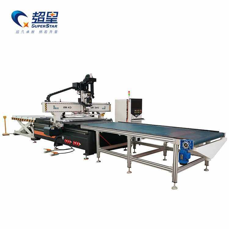 木工直排切割铣型加工设备自动换刀上下料加工中心开料机切割机,淘宝优惠券,粉丝福利购,淘宝优惠卷