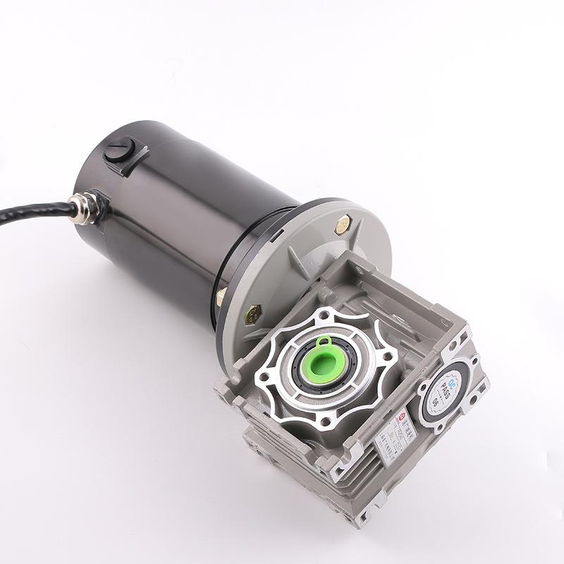 加工200W24V蜗轮蜗杆减速直流有刷电机马达 60Nm直流有刷电机 - 图0