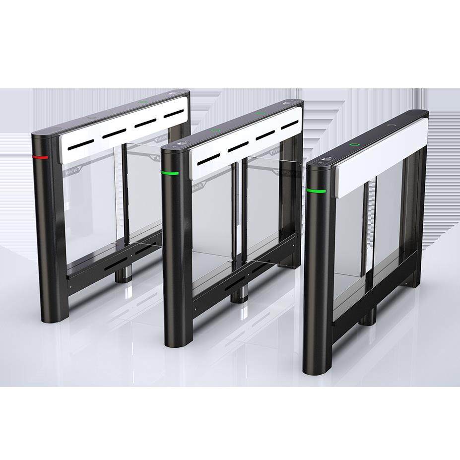 写字楼大厦防撞速通门摆闸小区学校人脸识别刷卡门禁管理系统 - 图3