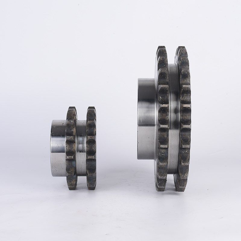 6分双排搭台45#碳钢工业链轮链条机械传动涡轮台轮齿轮加工定制,淘宝优惠券,粉丝福利购,淘宝优惠卷