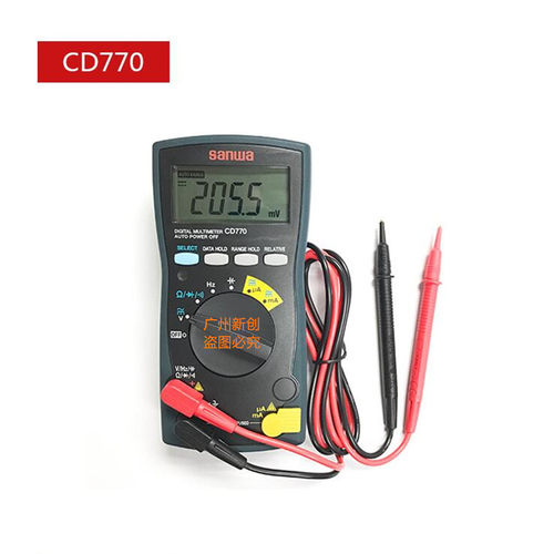 SANWA日本三和万用表CD770/771/772数显数字高精度自动量程万能表 - 图0
