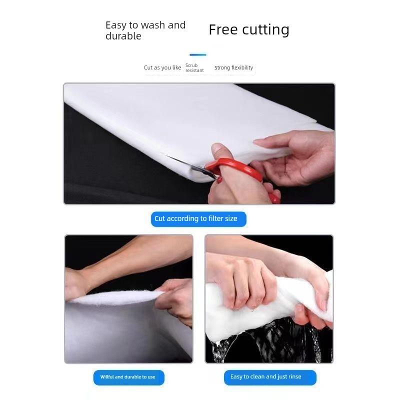 鱼缸滤棉超滤棉高密度上滤可水洗水族周转箱滤料水净化细菌培养 - 图1