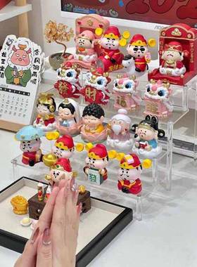 2025发财摆件办公桌财神手办生财装饰品小神仙情绪稳定礼物品创意