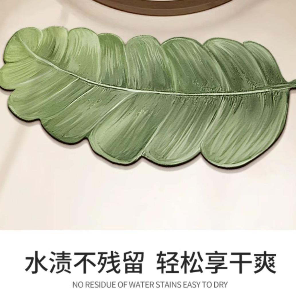 浴室脚垫卫生间硅藻泥吸水速干地垫防滑洗手台厕所门口家用地毯 - 图1