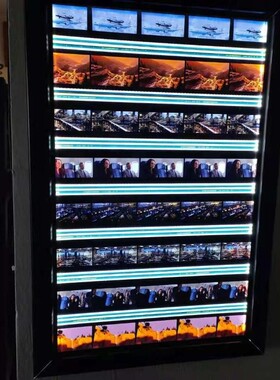 怀旧老电影婚庆店面壁挂道具35毫米16mm70mm电影胶片片夹创意摆件