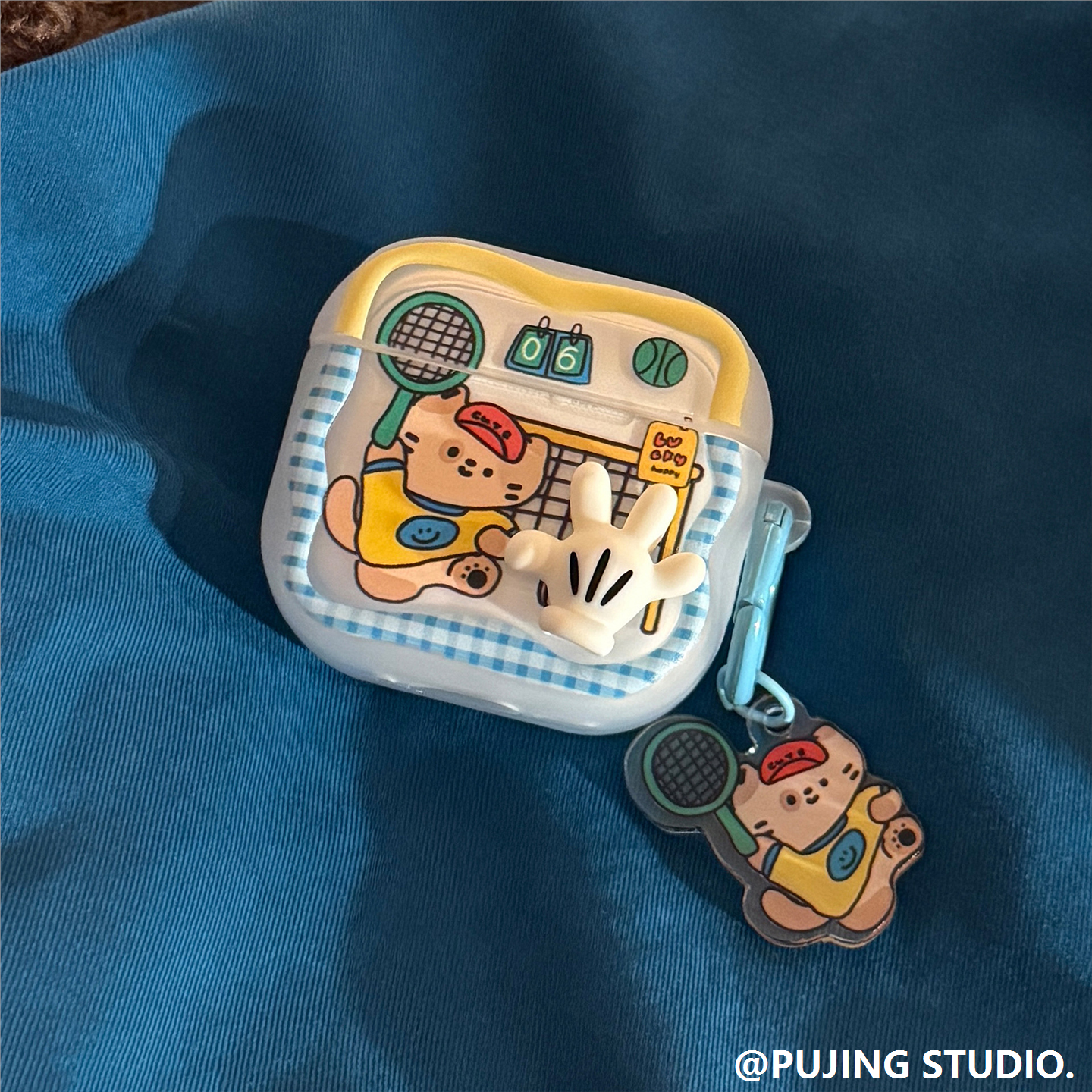 可爱立体猫狗适用苹果Airpods4代蓝牙耳机套Pro2趣味3代挂件1磨砂,淘宝优惠券,粉丝福利购,淘宝优惠卷