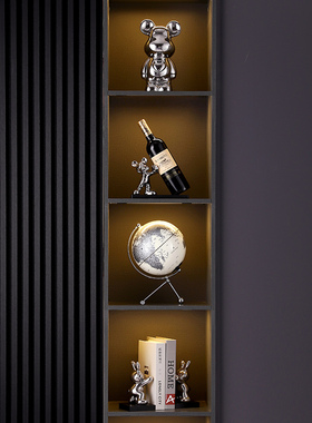 创意抽象陶瓷情侣摆件高档家居客厅玄关北欧轻奢电视柜装饰品摆设