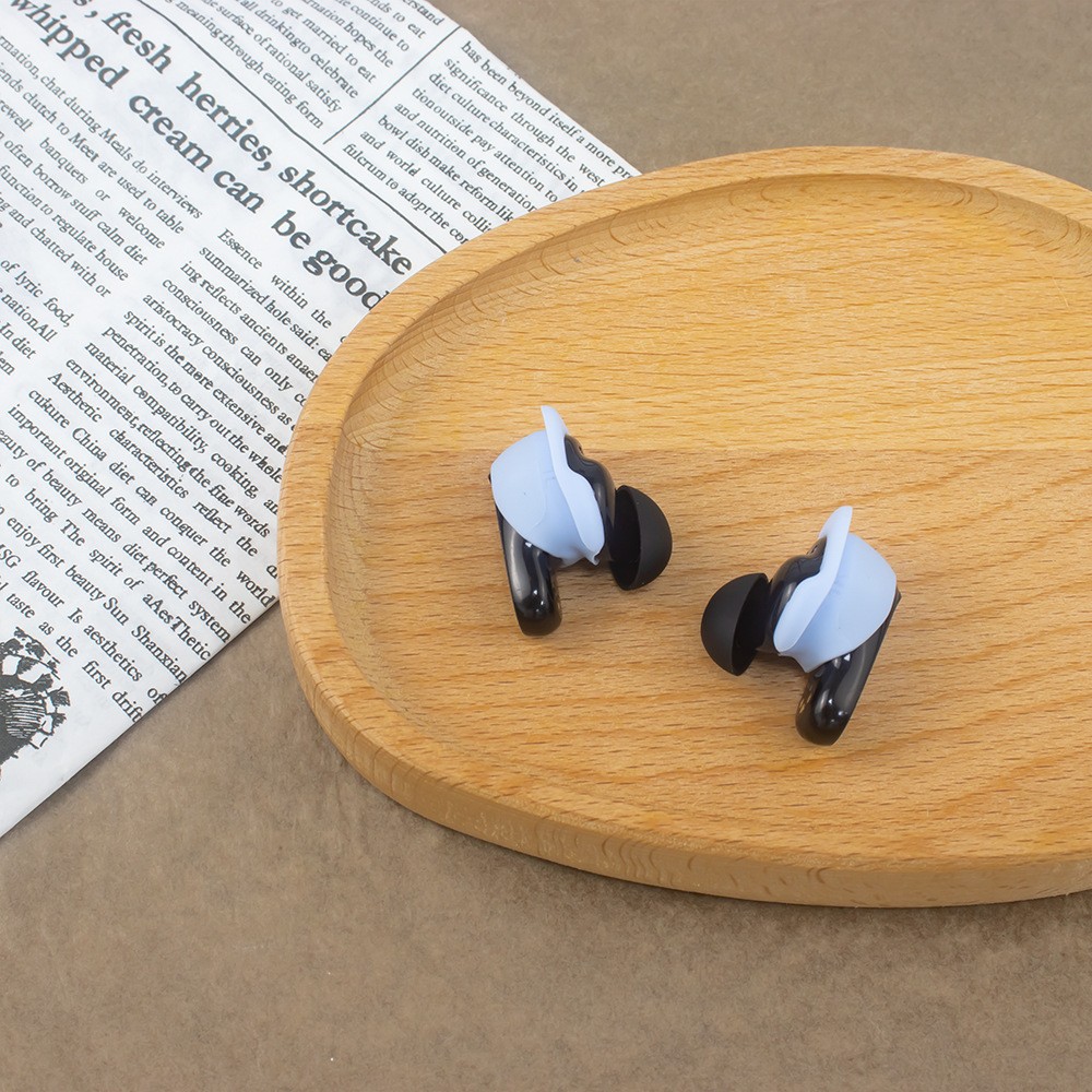 适用于Bose QuietComfort Earbuds Ultra大鲨3代耳机硅胶耳塞保护套轻薄2代bose运动防掉防滑男女款半包防摔 - 图1