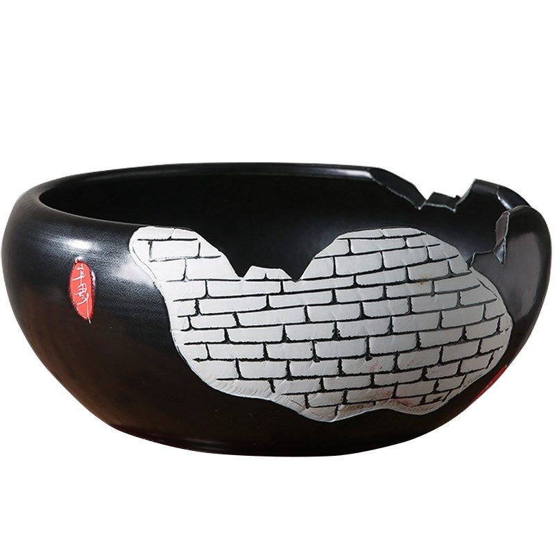 陶瓷荷花缸客栈餐厅文艺花盆景德镇鱼缸睡莲缸碗莲盆水洗书房笔洗,淘宝优惠券,粉丝福利购,淘宝优惠卷