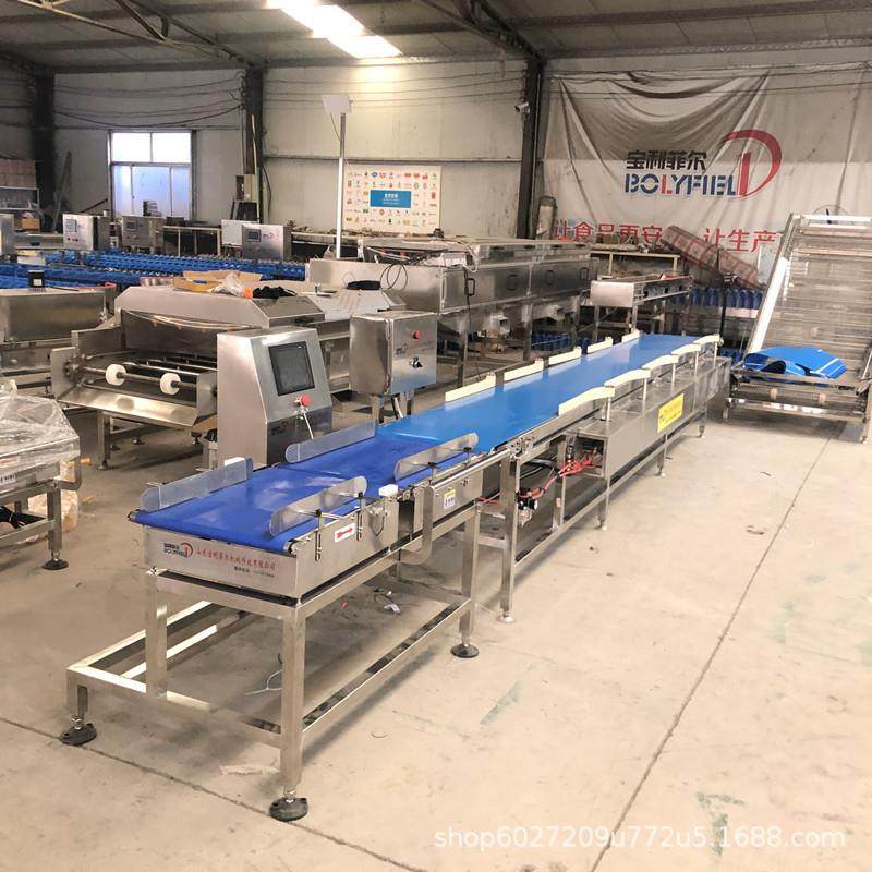 全自动皮带式重量分选机白条鸡鸭鹅分拣机鱼类摆臂式大小分级机,淘宝优惠券,粉丝福利购,淘宝优惠卷