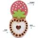 Children's umbilical cord hair baby teeth box strawberry box personalized souvenir baby teeth storage box