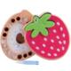 Children's umbilical cord hair baby teeth box strawberry box personalized souvenir baby teeth storage box