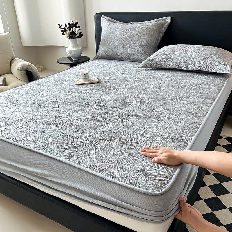 2025新款PE凉感冰丝凉席三件套7A抗菌空调软席子可机洗水洗床笠款,淘宝优惠券,粉丝福利购,淘宝优惠卷