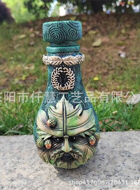 新款复古装饰瓶复古装饰摆件树脂摆件生日礼物