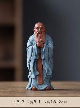 中式陶瓷孔夫子国学n圣人历史人物雕像客厅书房禅意工艺品孔子摆