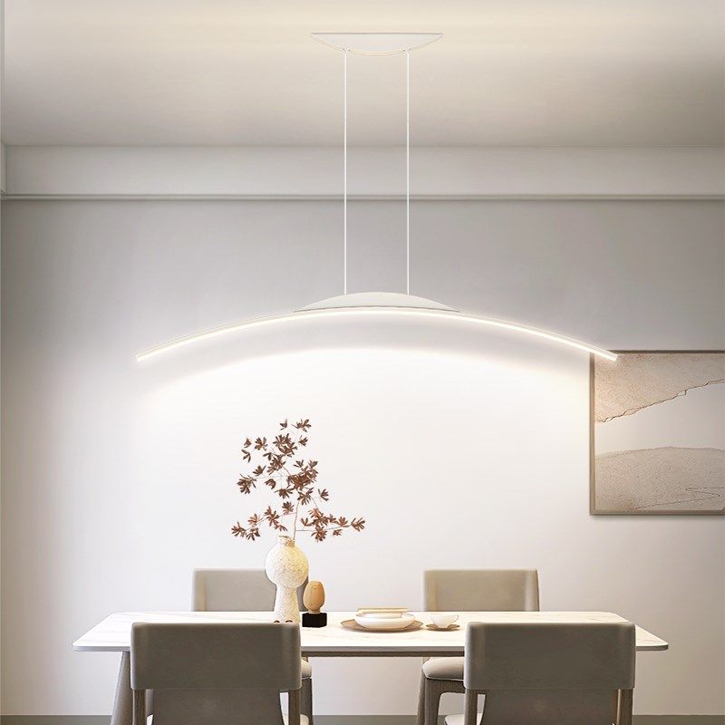 港博北欧餐厅吊灯现代简约设计艺术2023年新款一字长条极简餐桌灯,淘宝优惠券,粉丝福利购,淘宝优惠卷