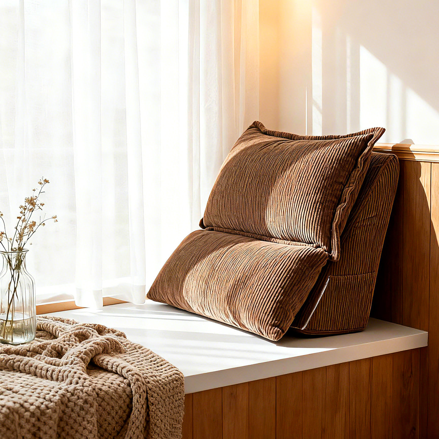 龙憩阁床头软包靠背沙发飘窗靠背垫新款防撞加厚护腰抱枕床上靠垫,淘宝优惠券,粉丝福利购,淘宝优惠卷