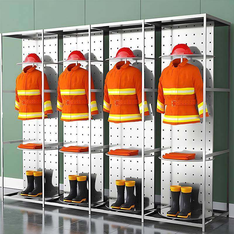 304不锈钢消防战斗服架防火服衣架旋转电动消防队救援矿工衣帽架,淘宝优惠券,粉丝福利购,淘宝优惠卷