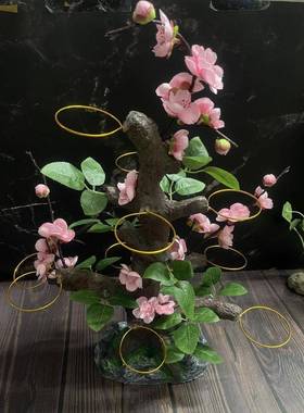 寿桃树摆件12孔18孔酒店礼品囍宴点缀个性创意装饰点心架餐具包邮