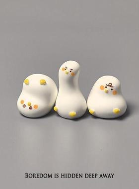 无聊了！胖胖鸭摆几个搞怪鸭情绪解压桌面治愈小动物摆件工位装饰