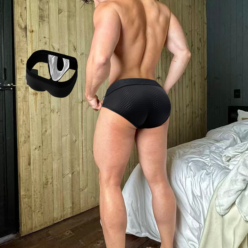 ADANNU男士网孔内裤枪弹分离设计低腰三角裤性感提臀运动舒适透气,淘宝优惠券,粉丝福利购,淘宝优惠卷