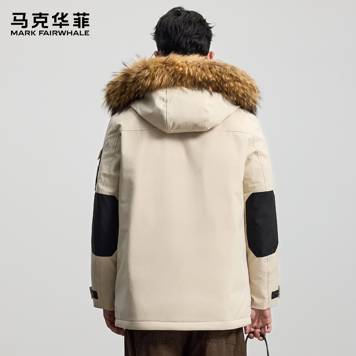 马克华菲2025奢感雪山风极寒鹅绒冬季户外保暖毛领羽绒服男女情侣,淘宝优惠券,粉丝福利购,淘宝优惠卷