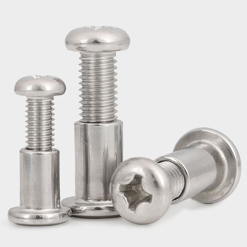 M6M8 304不锈钢圆头十字对接螺丝内六角头夹板儿童家具床对锁螺钉,淘宝优惠券,粉丝福利购,淘宝优惠卷