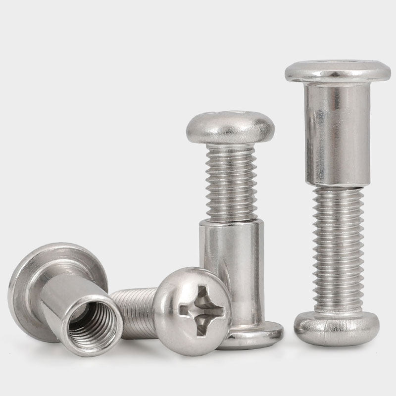 M6M8 304不锈钢圆头十字对接螺丝内六角头夹板儿童家具床对锁螺钉,淘宝优惠券,粉丝福利购,淘宝优惠卷