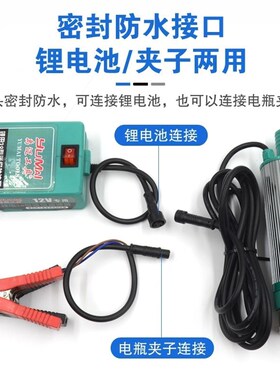 德国进口顺丰包邮12v锂电池抽油泵两用款油水两用柴油泵电动抽油