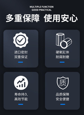四导柱顶升气缸大全大推力带四杆导向支架薄型定制小型气动大全