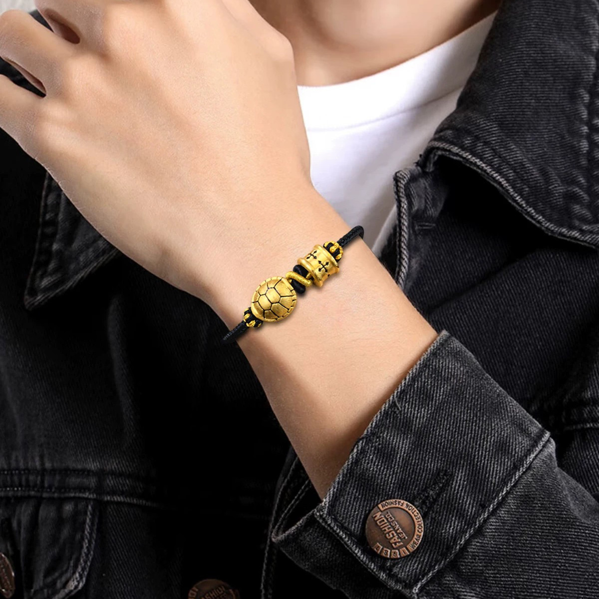 黄金富甲天下龟壳手链足金999转运珠招财富甲一方情人节送男友,淘宝优惠券,粉丝福利购,淘宝优惠卷