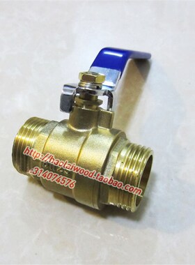 喷雾器海顺340 380型三缸柱塞泵中间球阀出水大开关双外丝1寸33铜
