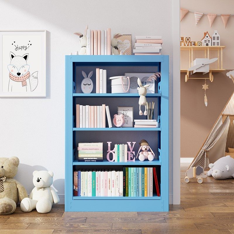 家用钢制儿童书架小型铁艺绘本玩具收纳架书柜落地靠墙图书馆书架,淘宝优惠券,粉丝福利购,淘宝优惠卷