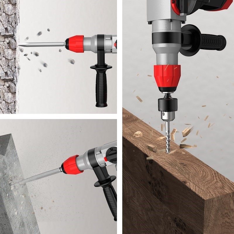 日本进口安全离合电锤冲击钻水泥混泥土重型开槽电镐电钻开凿专用,淘宝优惠券,粉丝福利购,淘宝优惠卷