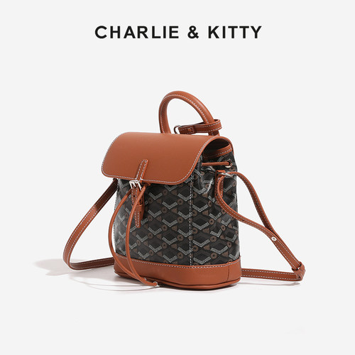 【赵露思同款】CHARLIE&KITTY轻奢小众高级感包包2026新款双肩包 - 图0