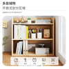 Desktop bookshelf desktop desk storage rack home storage rack bedroom cabinet student multi-layer rack simple small bookcase