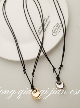 小众简约高级感毛衣链欧美配饰