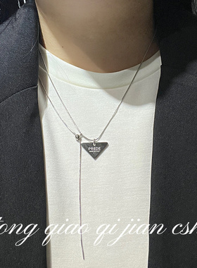 百搭吊坠毛衣链锁骨链小仙女必备