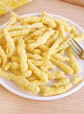 焙烤型奇多粟米条生产线小辣椒休闲食品设备粟米棒加工机械