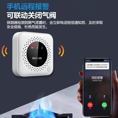 大华燃气泄露报警器厨房餐饮露营