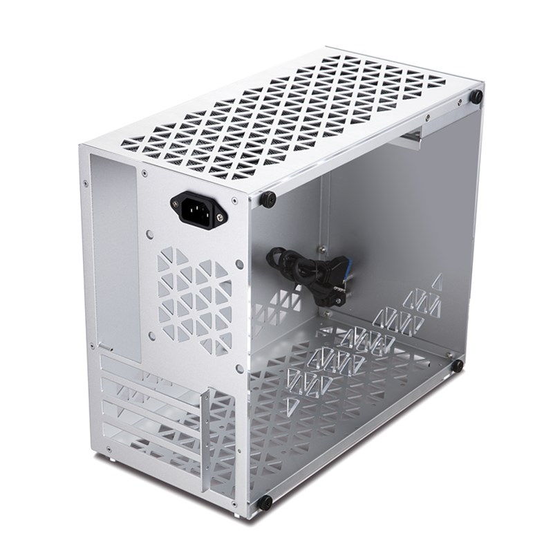 金河田MATE Q1PLUS全铝迷你台式机电脑侧透MATX风冷itx小机箱SFX - 图3