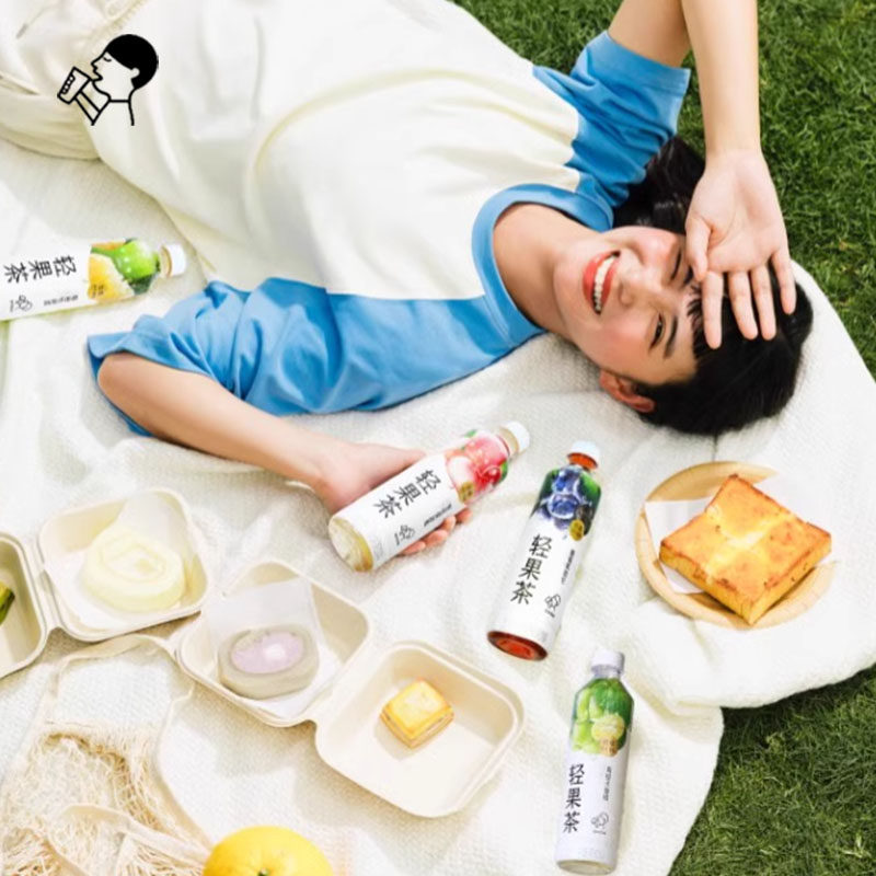 喜茶轻果茶450ml*15瓶整箱果味茶乌龙茶饮料蜜桃味柚柚铁观音5瓶,淘宝优惠券,粉丝福利购,淘宝优惠卷