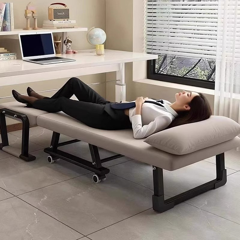 折叠躺椅办公室午休神o器可躺可睡懒人沙发椅午睡椅午休椅午睡神 - 图0